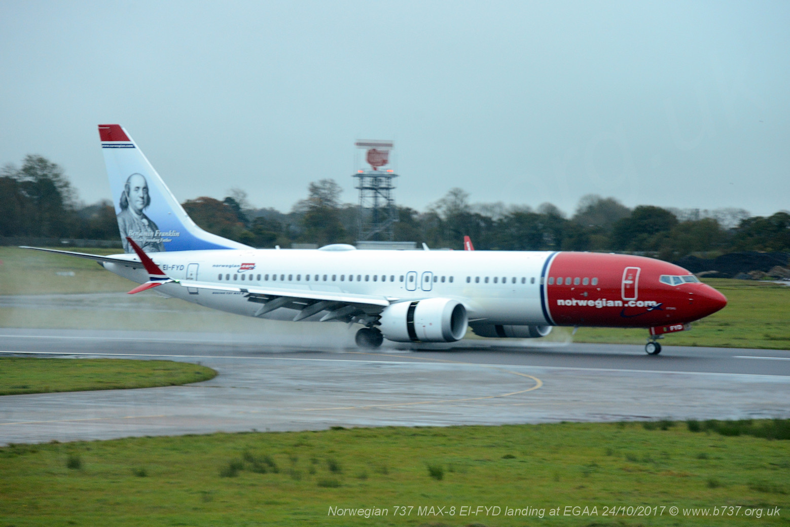 Norwegian 737 MAX-8 EI-FYD
