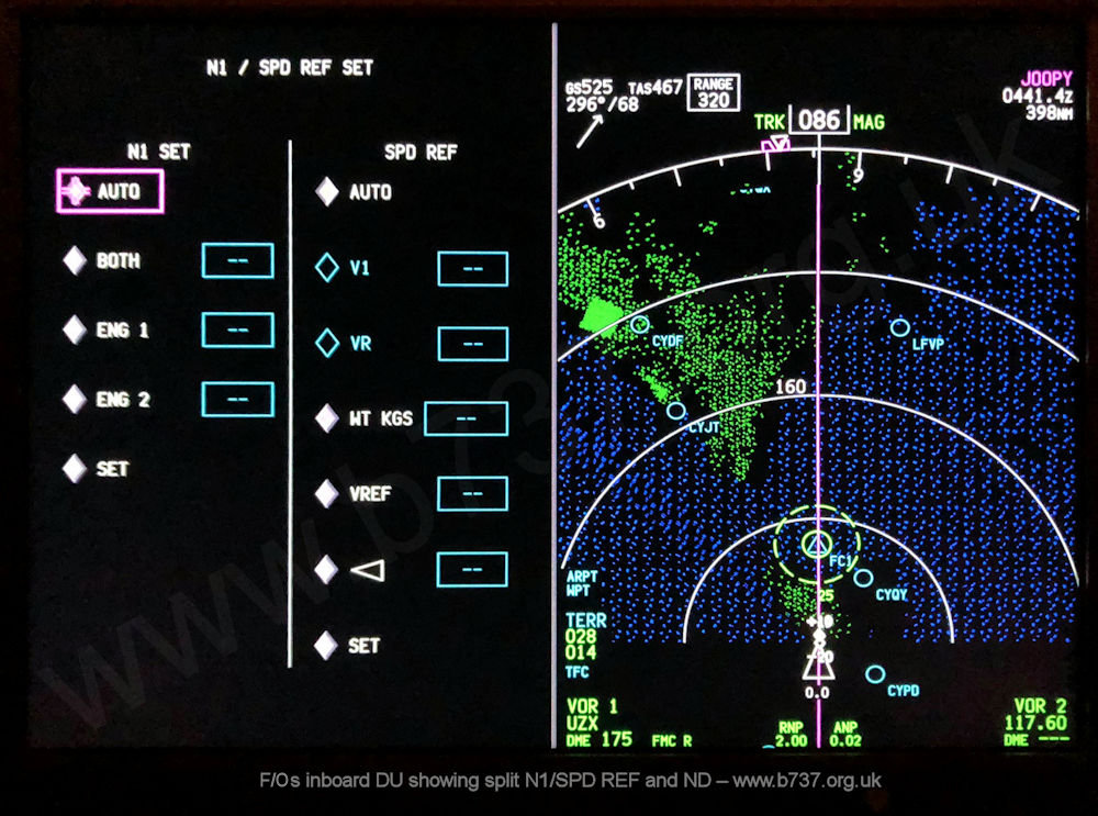 737 MAX ND - Half sized ND with Info