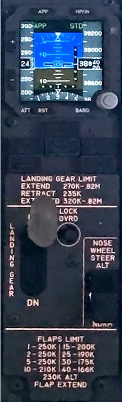 Landing gear panel - 737 Max