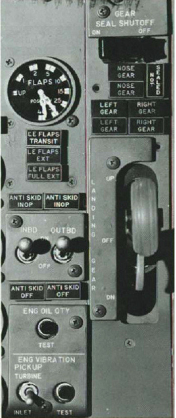 Landing gear panel - 737 Prototype
