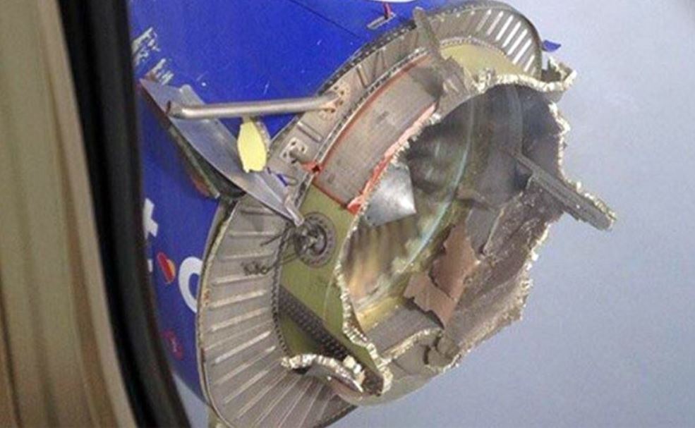 N766SW Uncontained engine failure