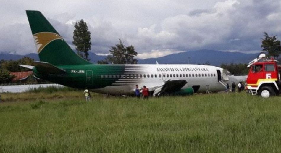 PK-JRM after the accident 