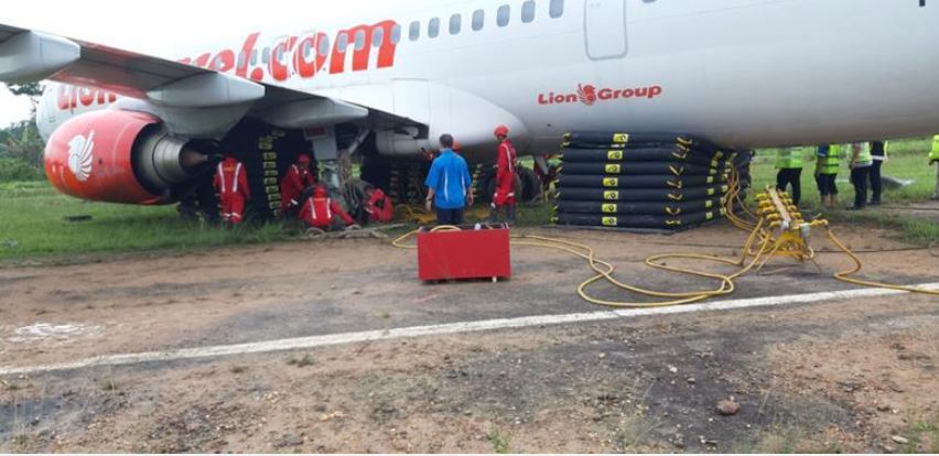 PK-LGP Runway Excursion