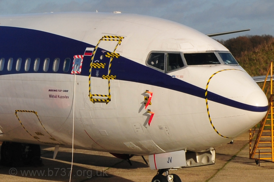 Boeing 737 in deep storage