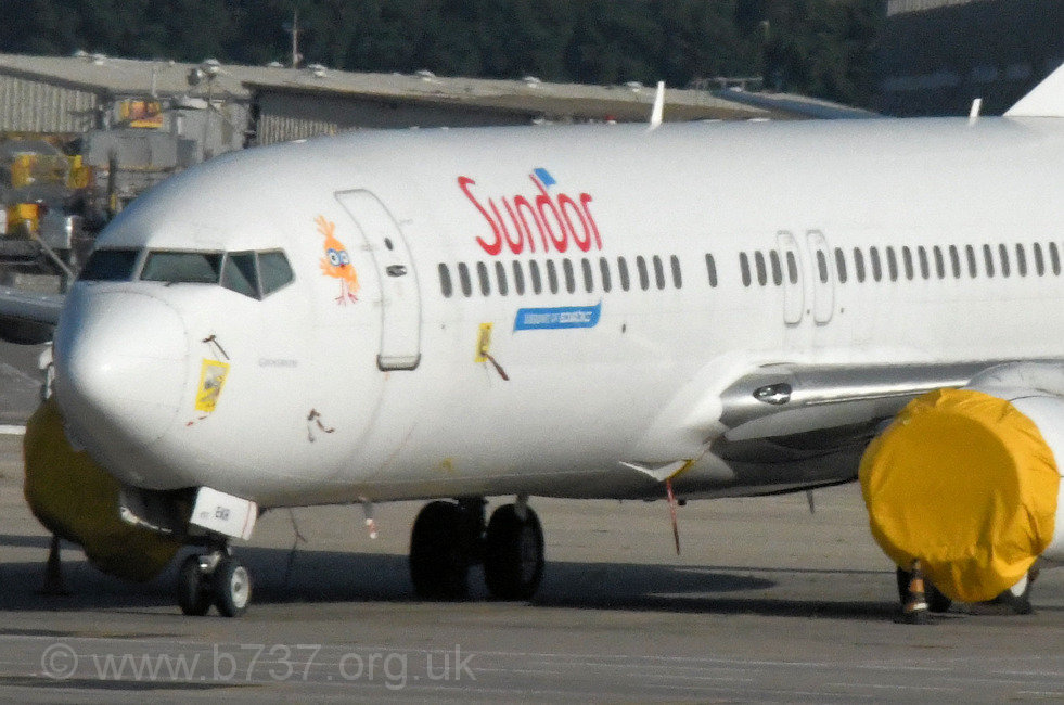 Boeing 737 in storage